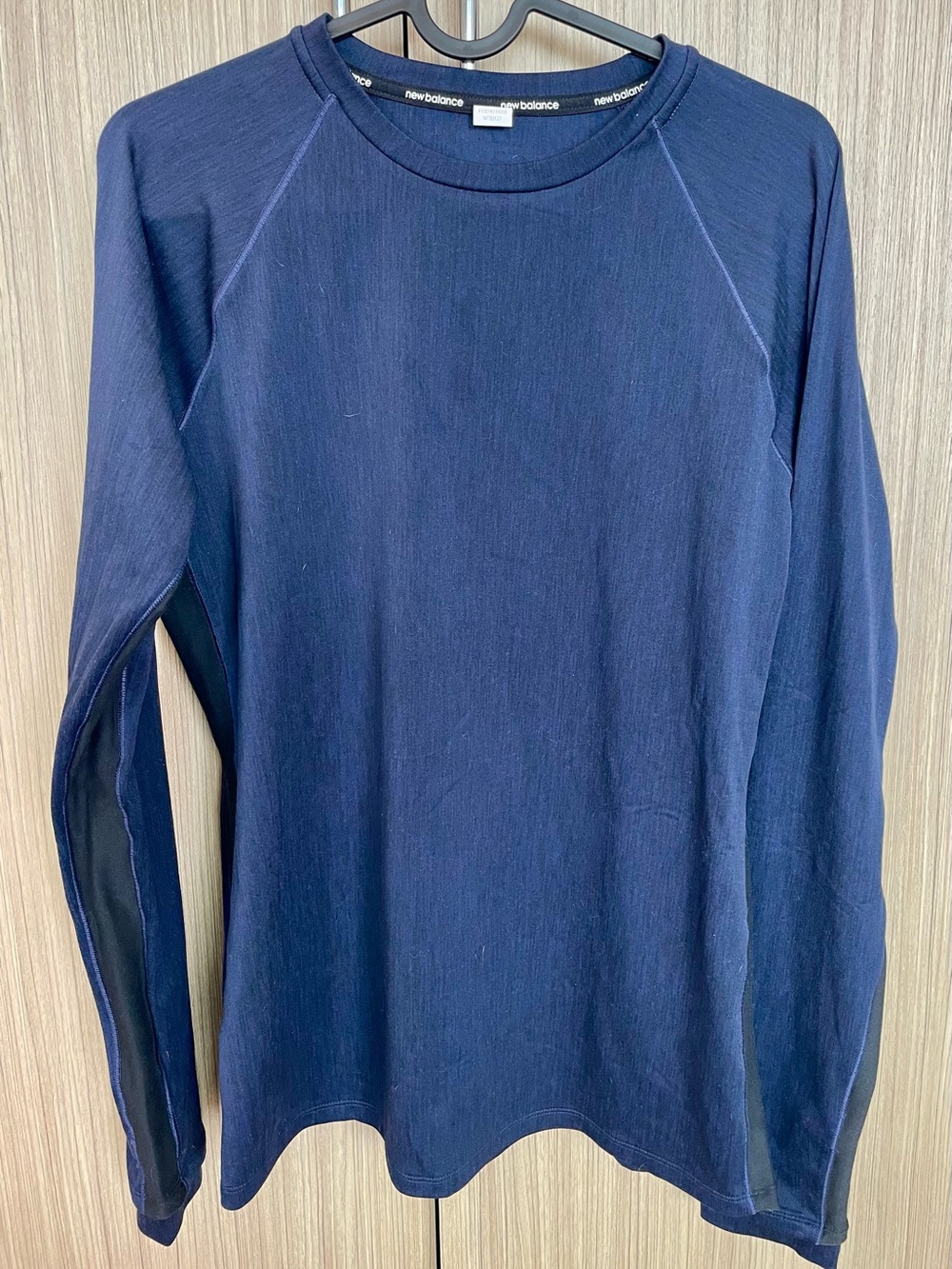 New Balance Navy Blue Crewneck Tech Shirt